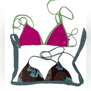 ⬇️ PRICE DROP ⬇️ Bundle 2 tops bikini Ocean Pacific swim suit